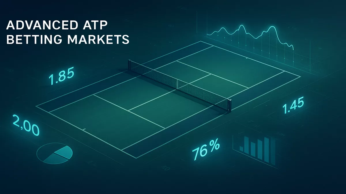 Advanced ATP betting markets and tennis analytics visualization