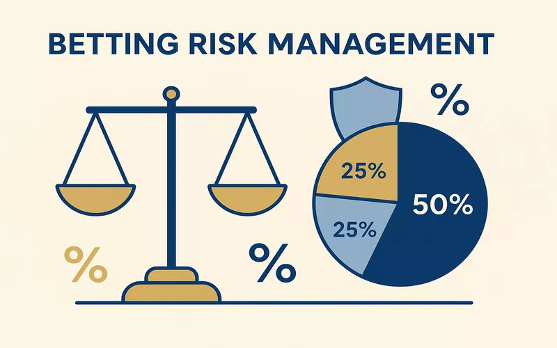 Betting risk management and bankroll distribution strategy